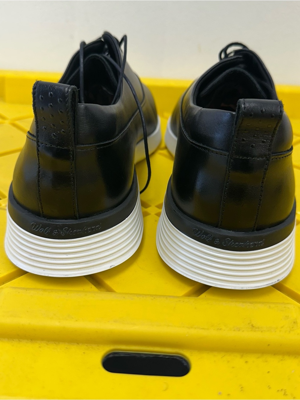 Wolf & Shepherd Crossover Longwing Oxford Shoes Sneakers Onyx Black Mens 12.5 - Picture 7 of 11